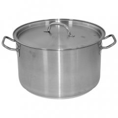 Pro.cooker Stainless Steel Stockpot with Lid 31L