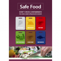 Food Safety Poster Safe Food A3