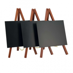 Securit Mini Easel Table Chalkboard - Set of 3