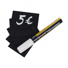 Securit A8 Chalkboard Tags - Set of 20