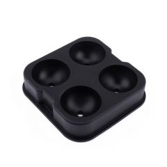 Barmaster Silicone 4 Ice Sphere Moulds Tray
