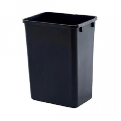 Trust Soft Waste Basket Large 39L Black