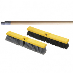 Broom Handle with Fine or Heavy Duty Head