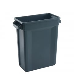 Trust Rectangular Grey Slim Bin