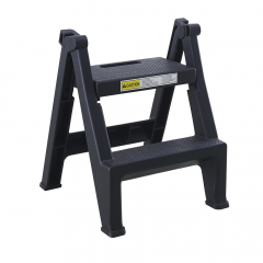 Trust Two Step Stool Black Folding