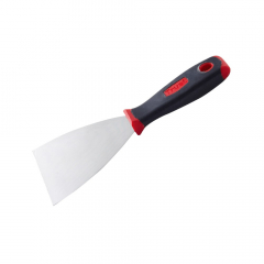 Scraper with rubber handle 8cm Black