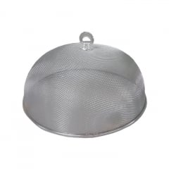 Mesh Cake Cover 350mm Chrome