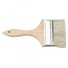 Pastry Brush 38mm Wood Handle Tin Band Natural Bristle