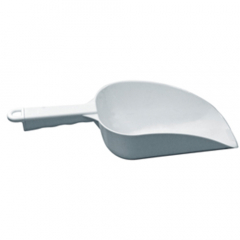 Ice Scoop Flat Bottom Plastic