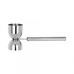 Zanzi Pipe Jigger with Handle 20/40ml Stainless Steel