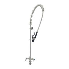 T&S Stainless Steel EasyInstall Pre-rinse Deck Mount 