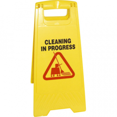 Kleaning Essentials Sign Cleaning In Progress - A frame