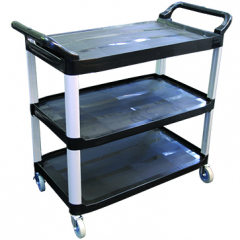 Essentials Black 3 Tier Trolley 1030x510x960mmH