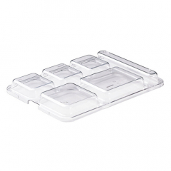 Cambro Separator 6 Compartment Serving Tray Lid Clear