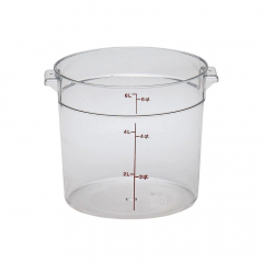 Cambro Clear 6 Litre Round Storage Container