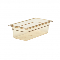 Cambro High Heat GN H-Pan 1/3 100mm Amber