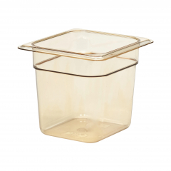 Cambro High Heat GN H-Pan 1/6 150mm Amber