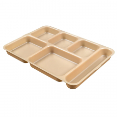 Cambro Separator 6 Compartment Serving Tray Beige