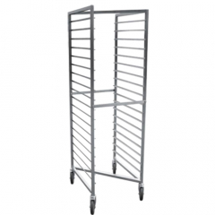 Stainless Gastronorm Trolley Z Frame to suit 2/1 Pans