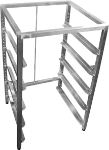 Stainless Steel Adjustable Glass Rack for racks 435mm2