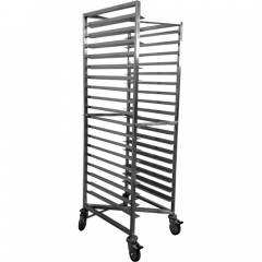 Stainless Bakers Trolley Z Frame for 16 inch trays