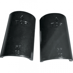 Essentials Black Plastic Shelf Clip Set of 4