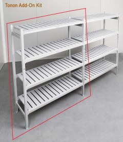 Tonon 4 Tier Shelving Add on Unit