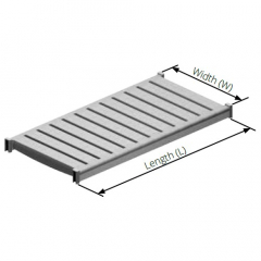 Plastic Shelf 850mmL x 450mmW