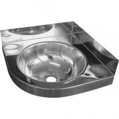 Project Stainless Corner Hand Basin