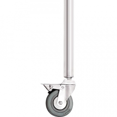 Simply Stainless Mobile Leg with Locking Castor