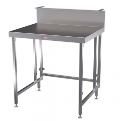 Simply Stainless Single Bar module with upstand 900 x 700mm