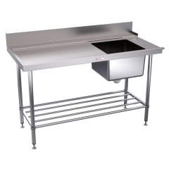 Simply Stainless LH Dishwasher Inlet Bench with Splashback