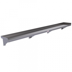 Simply Stainless Wall Shelf 2400mm