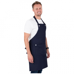 Canvas Navy Apron Cantine