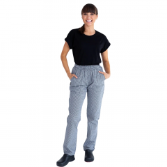 Prochef Womens Drawstring Pants Checked