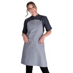 Bella Bib Apron Ash-Charcoal