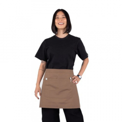 Prochef Luca Waist Apron Coffee 700x400mm with Pocket