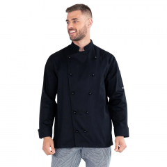 Black Prochef Polycotton Jacket