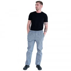 Prochef Traditional Polycotton Check Pants With Drawstring Essentials