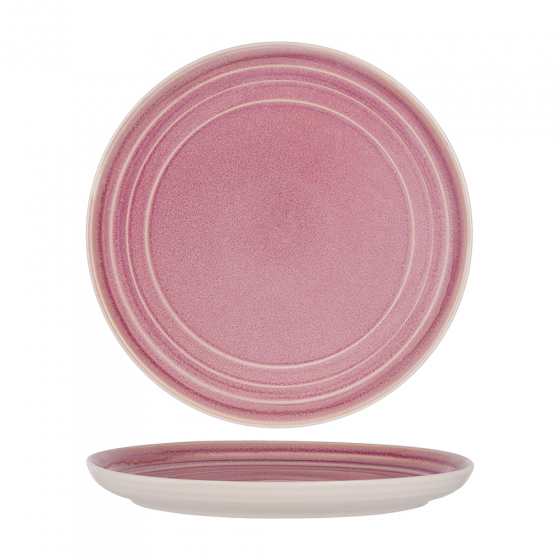 Tablekraft Linea Round Coupe Plate Dusty Pink Southern Hospitality