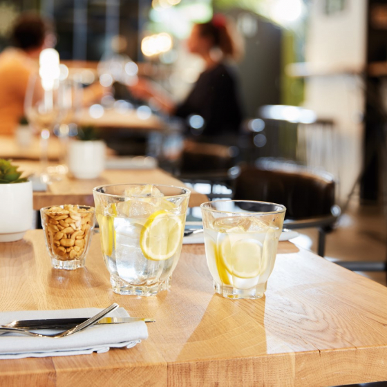 Arcoroc Arc International Norbeige Tumbler, 250cc, 61697, Full Tempered Soda Glass, France (6 Pack) RNL01250