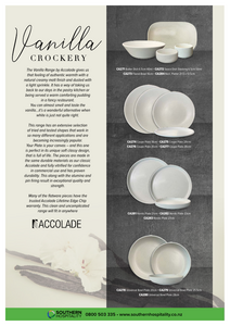 Accolade Vanilla Crockery Range