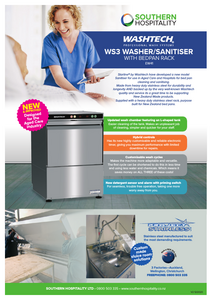 WS3 Bedpan Washer Flyer