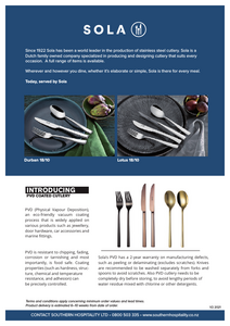 Sola Cutlery Range