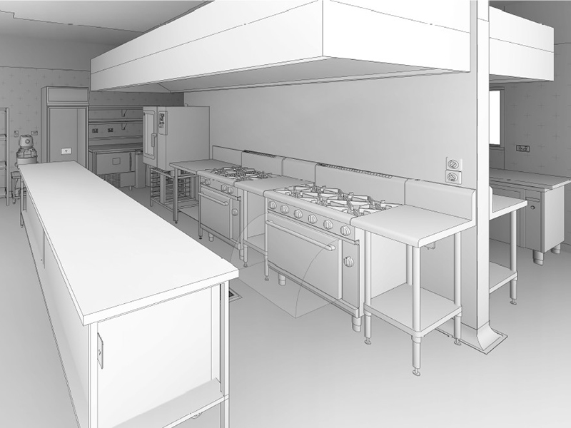 3D Visual - Kitchen