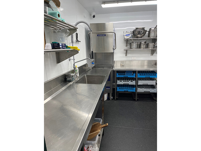 Nectar Bar Dishwashing Area
