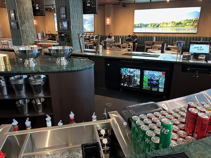 Bar Counter and Serving