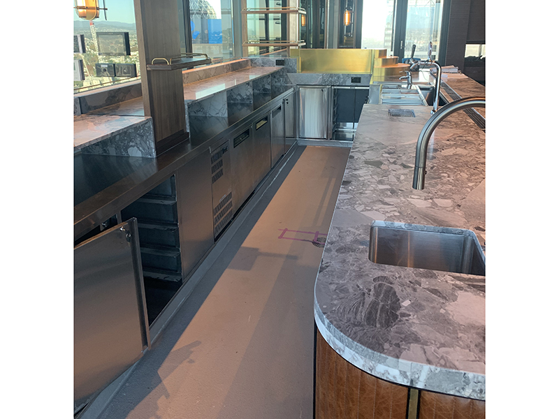 Level 38 Sky Bar Counter
