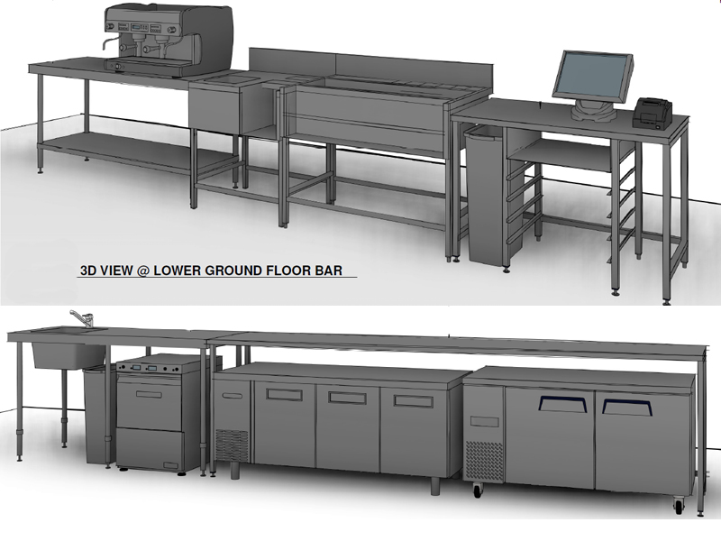 voco Ground Floor Bar Drawings