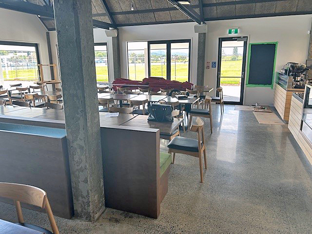 Waiting and ordering area
